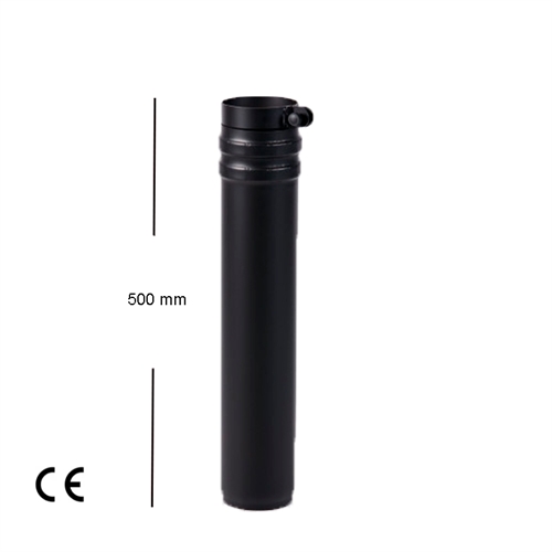 Telescopic flue pipe 80 mm - 500 mm